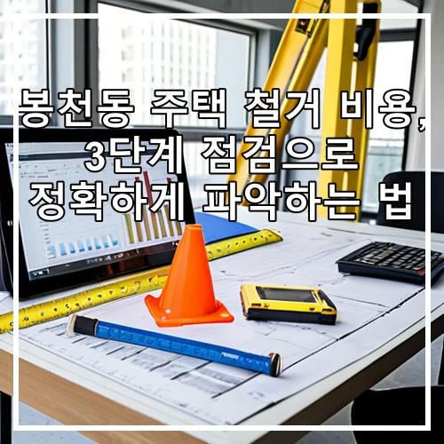 봉천동 주택 철거 비용, 3단계 점검으로 정확하게 파악하는 법