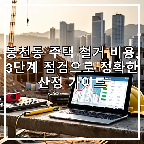 봉천동 주택 철거 비용, 3단계 점검으로 정확한 산정 가이드
