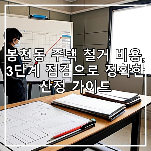 봉천동 주택 철거 비용, 3단계 점검으로 정확한 산정 가이드