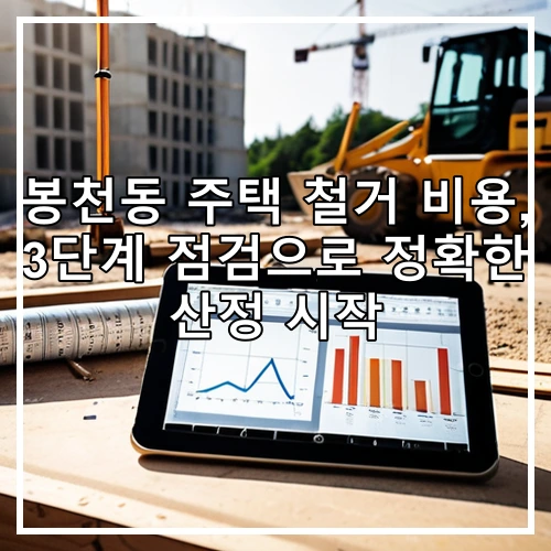 봉천동 주택 철거 비용, 3단계 점검으로 정확한 산정 시작