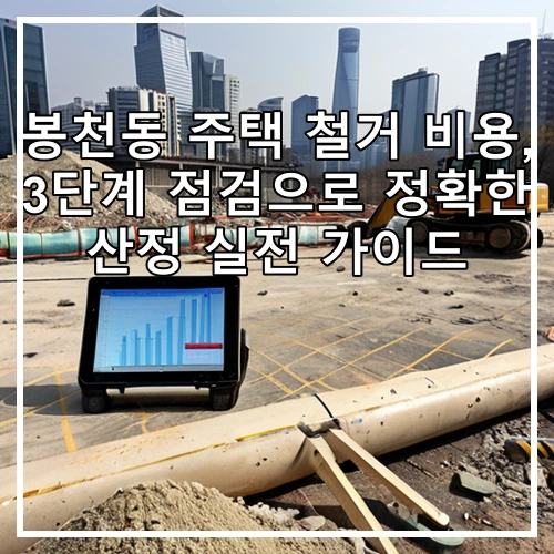 봉천동 주택 철거 비용, 3단계 점검으로 정확한 산정 실전 가이드
