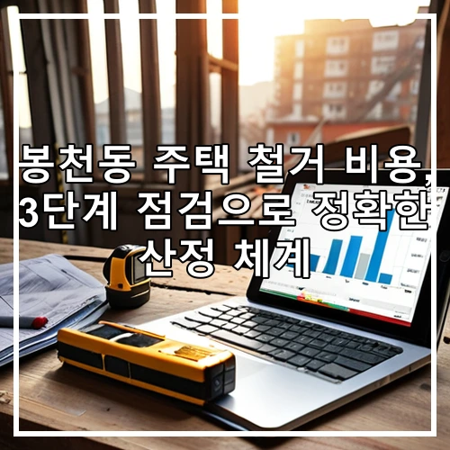 봉천동 주택 철거 비용, 3단계 점검으로 정확한 산정 체계