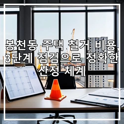 봉천동 주택 철거 비용, 3단계 점검으로 정확한 산정 체계