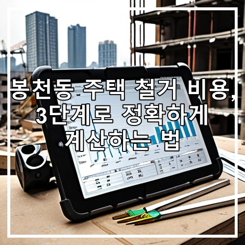 봉천동 주택 철거 비용, 3단계로 정확하게 계산하는 법