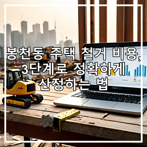 봉천동 주택 철거 비용, 3단계로 정확하게 산정하는 법