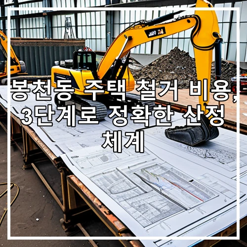 봉천동 주택 철거 비용, 3단계로 정확한 산정 체계