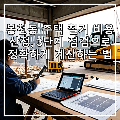 봉천동 주택 철거 비용 산정, 3단계 점검으로 정확하게 계산하는 법