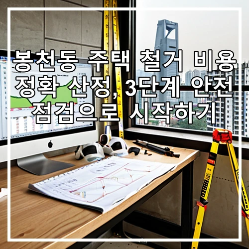 봉천동 주택 철거 비용 정확 산정, 3단계 안전 점검으로 시작하기