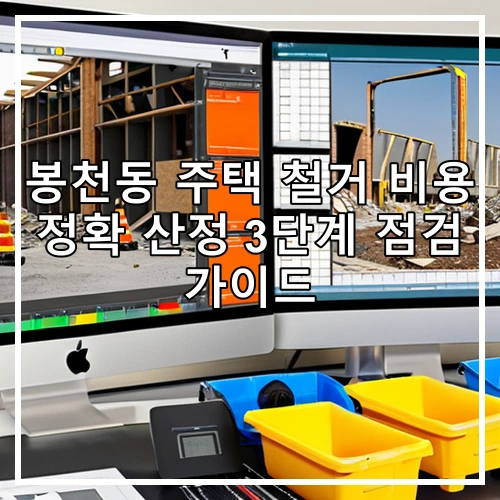 봉천동 주택 철거 비용 정확 산정 3단계 점검 가이드