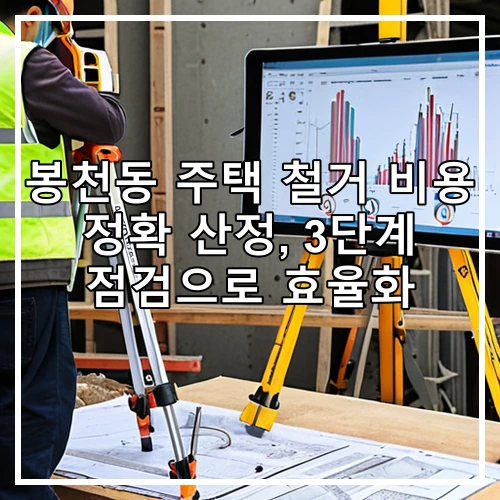 봉천동 주택 철거 비용 정확 산정, 3단계 점검으로 효율화