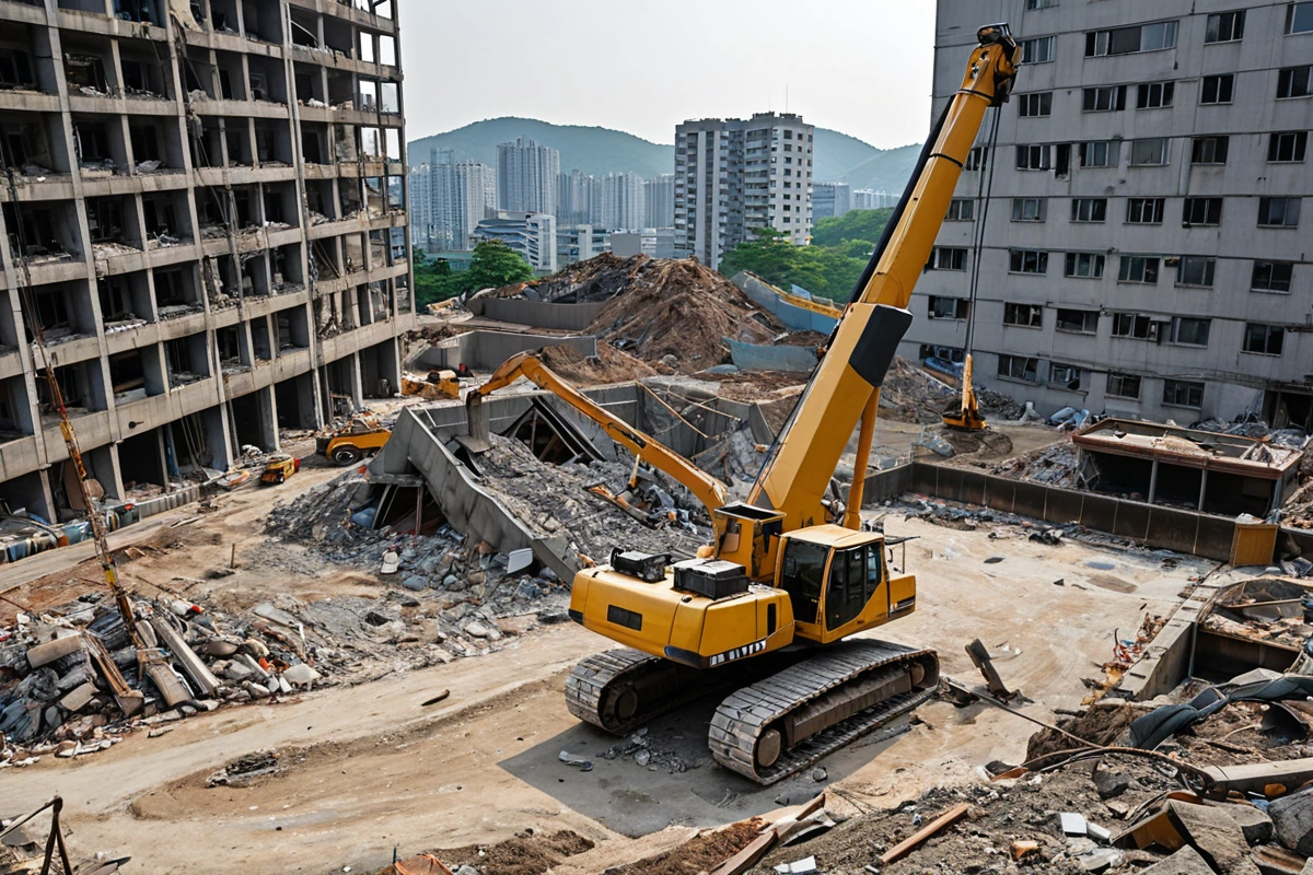 봉천동 주택 철거 비용, 3단계로 정확하게 확인하는 방법, 서울 용산구 후암동 철거 견적의 핵심 항목 확인 관련 실제 현장을 담은 사실적인 사진, 사람(인물)이 전혀 등장하지 않게
