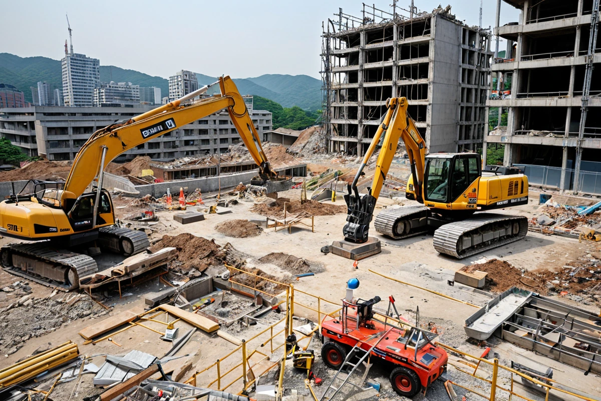 봉천동 주택 철거 비용, 3단계 점검으로 정확한 산정 가이드, 서울 용산구 원효로동 내부 철거 비용 구조 관련 실제 현장을 담은 사실적인 사진, 사람(인물)이 전혀 등장하지 않게