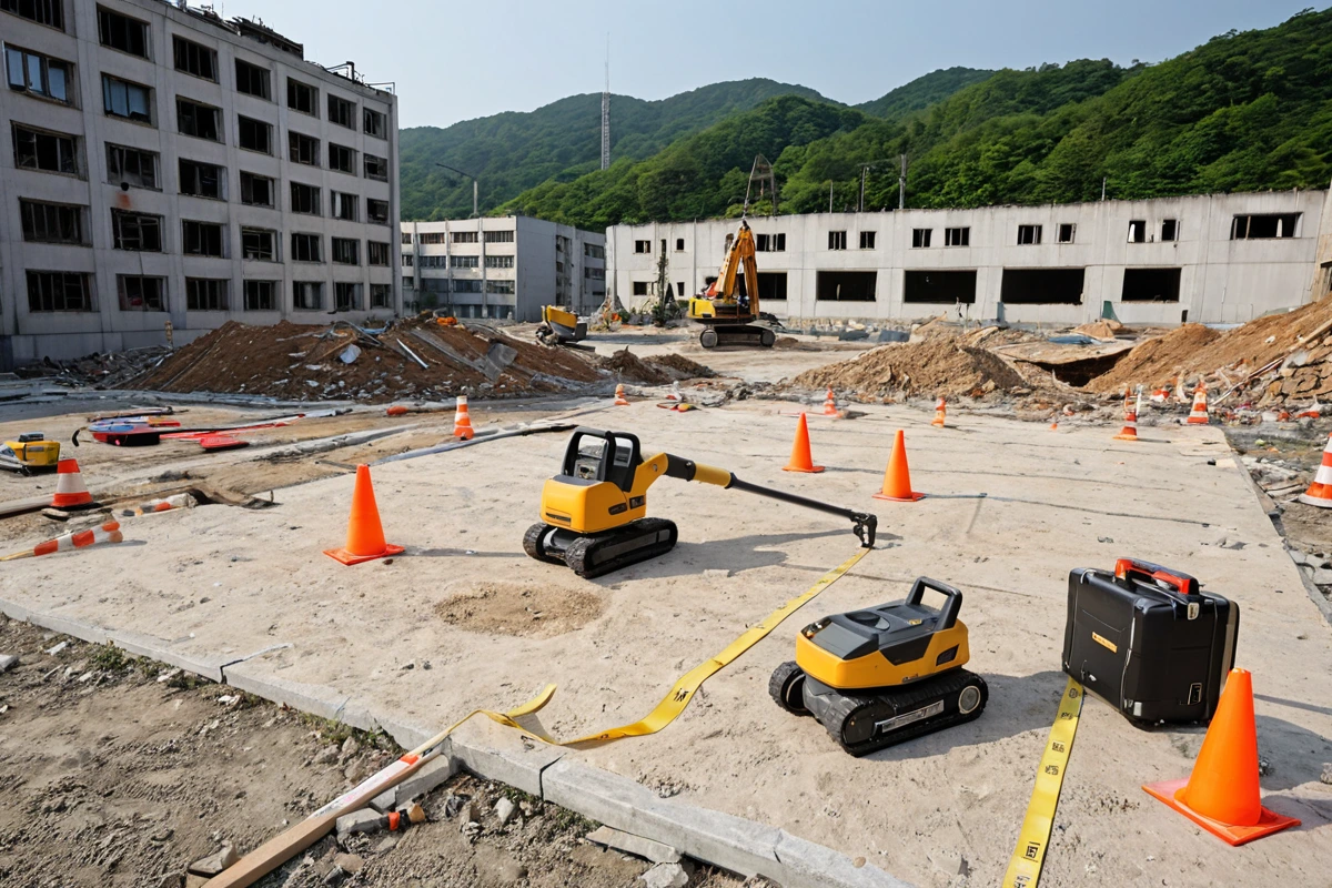 봉천동 주택 철거 비용, 3단계 점검으로 정확한 산정 가이드, 전문가에게 맡길 경우의 장점과 차이점 관련 실제 현장을 담은 사실적인 사진, 사람(인물)이 전혀 등장하지 않게 합니다