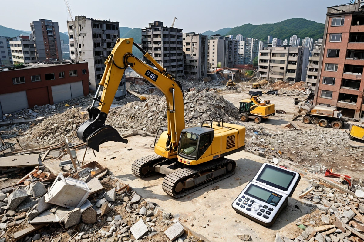 봉천동 주택 철거 비용, 3단계 점검으로 정확한 산정 가이드, 철거 비용 산정 시 주의해야 할 5가지 사항 관련 실제 현장을 담은 사실적인 사진, 사람(인물)이 전혀 등장하지 않게