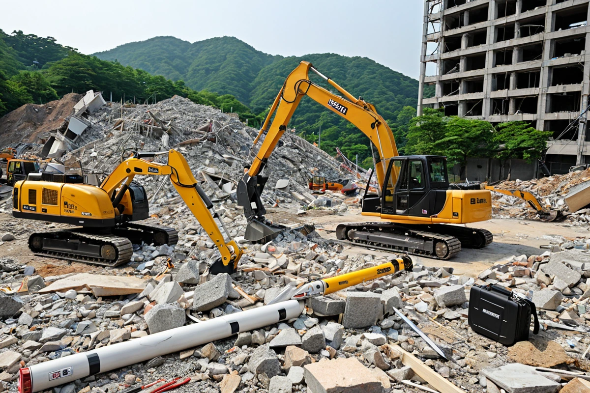 봉천동 주택 철거 비용, 3단계 점검으로 정확한 산정 절차, 봉천동 주택 철거 비용의 변동 요인 관련 실제 현장을 담은 사실적인 사진, 사람(인물)이 전혀 등장하지 않게 합니다.