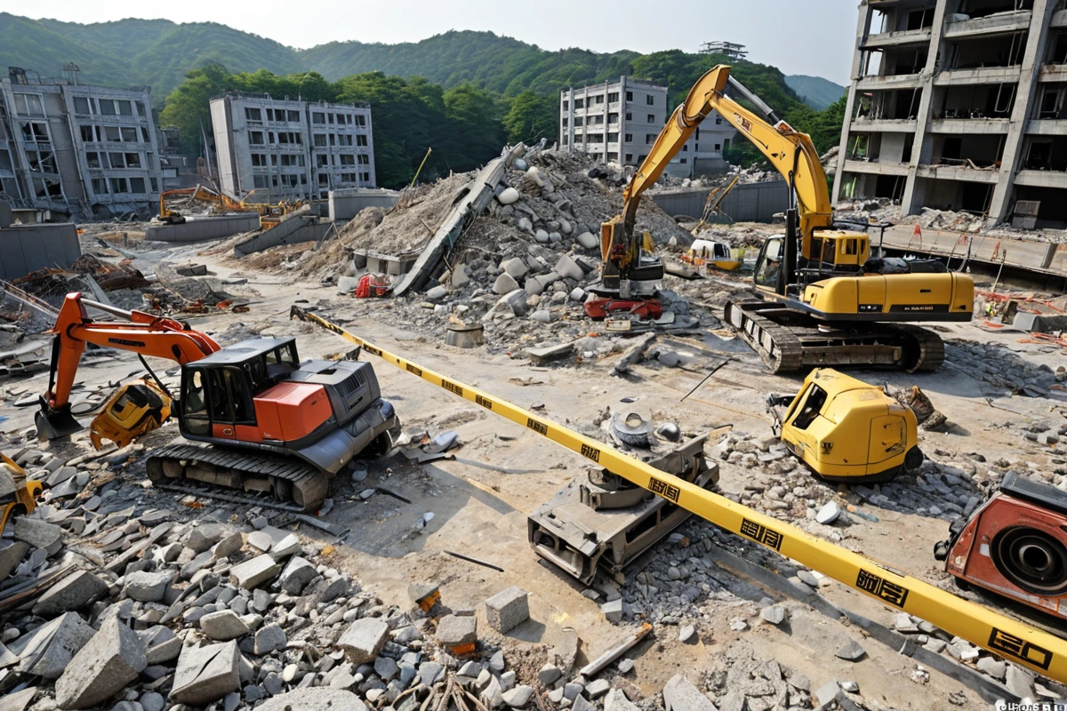 봉천동 주택 철거 비용, 3단계 점검으로 합리적 산정 실전 가이드, 철거 비용 절감을 위한 실전 팁 관련 실제 현장을 담은 사실적인 사진, 사람(인물)이 전혀 등장하지 않게 합니다