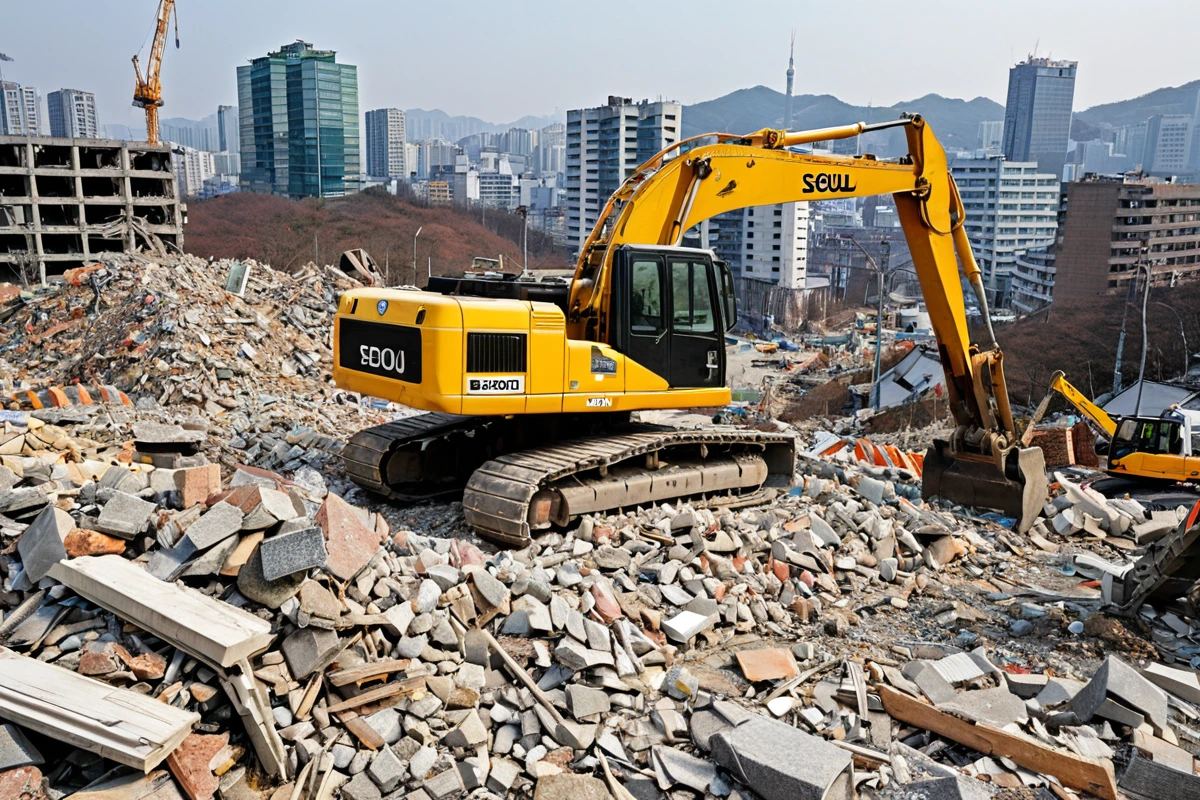 봉천동 주택 철거 비용, 3단계 체크리스트로 정확하게 계산하는 법, 서울 봉천동 주택 철거 시 주의사항 관련 실제 현장을 담은 사실적인 사진, 사람(인물)이 전혀 등장하지 않게 합