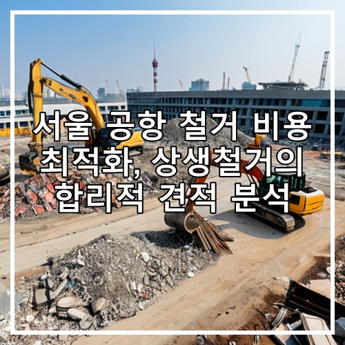 서울 공항 철거 비용 최적화, 상생철거의 합리적 견적 분석