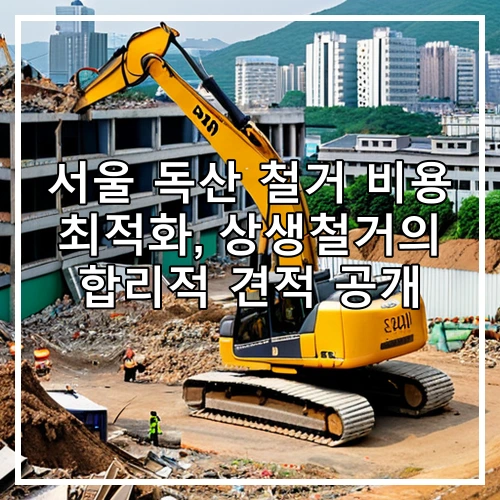 서울 독산 철거 비용 최적화, 상생철거의 합리적 견적 공개