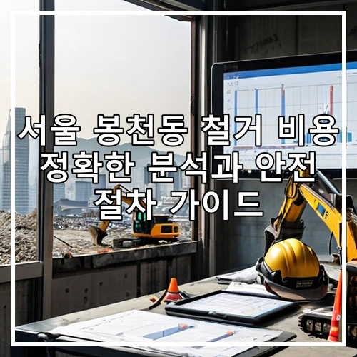 서울 봉천동 철거 비용 정확한 분석과 안전 절차 가이드