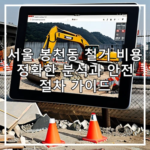 서울 봉천동 철거 비용 정확한 분석과 안전 절차 가이드