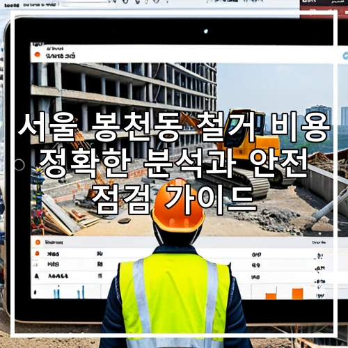 서울 봉천동 철거 비용 정확한 분석과 안전 점검 가이드