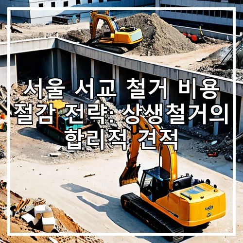서울 서교 철거 비용 절감 전략: 상생철거의 합리적 견적