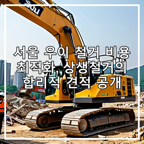서울 우이 철거 비용 최적화, 상생철거의 합리적 견적 공개