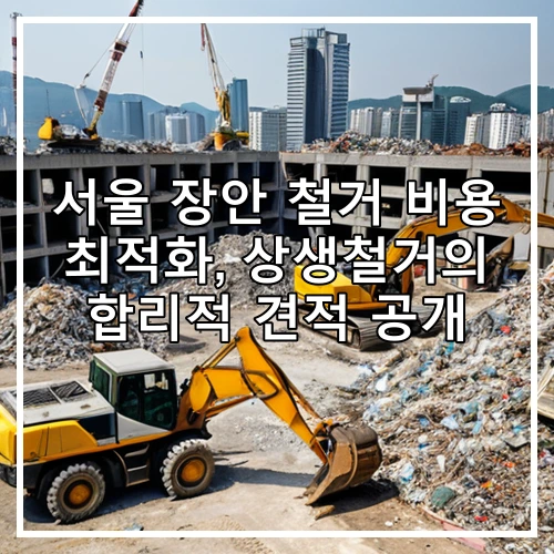 서울 장안 철거 비용 최적화, 상생철거의 합리적 견적 공개