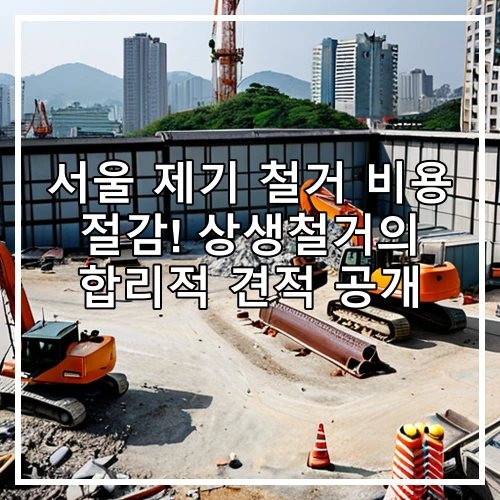서울 제기 철거 비용 절감! 상생철거의 합리적 견적 공개