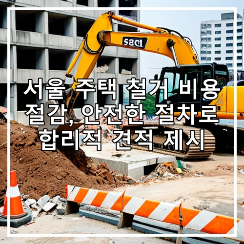 서울 주택 철거 비용 절감, 안전한 절차로 합리적 견적 제시