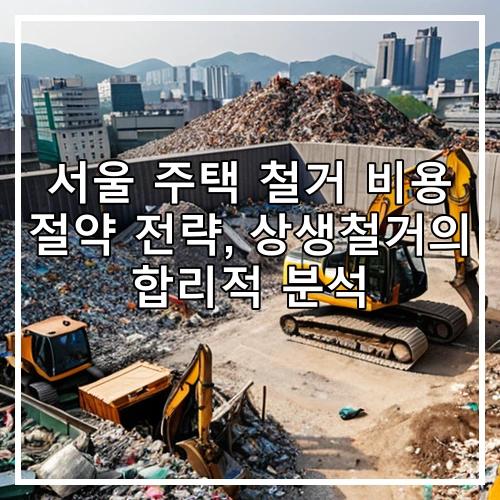 서울 주택 철거 비용 절약 전략, 상생철거의 합리적 분석