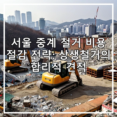 서울 중계 철거 비용 절감 전략: 상생철거의 합리적 견적
