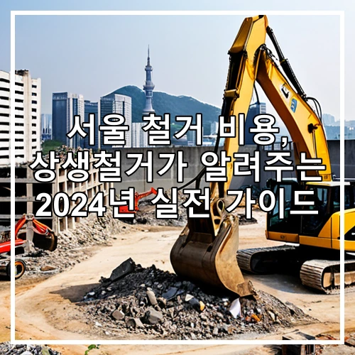 서울 철거 비용, 상생철거가 알려주는 2024년 실전 가이드