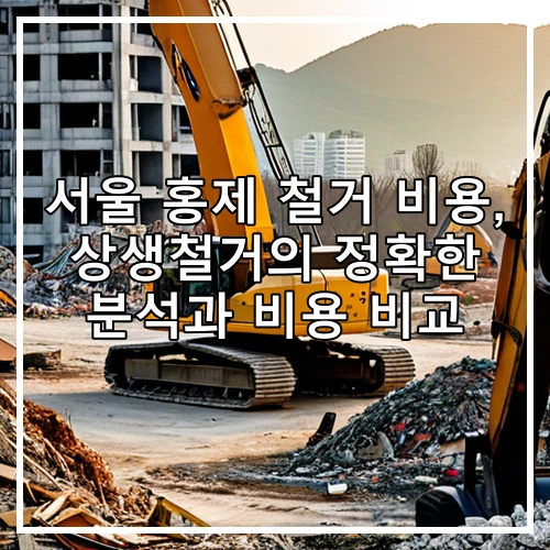 서울 홍제 철거 비용, 상생철거의 정확한 분석과 비용 비교