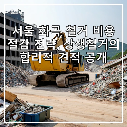 서울 화곡 철거 비용 절감 전략, 상생철거의 합리적 견적 공개