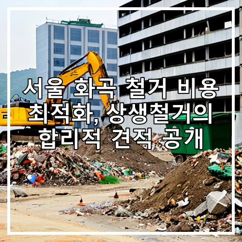 서울 화곡 철거 비용 최적화, 상생철거의 합리적 견적 공개