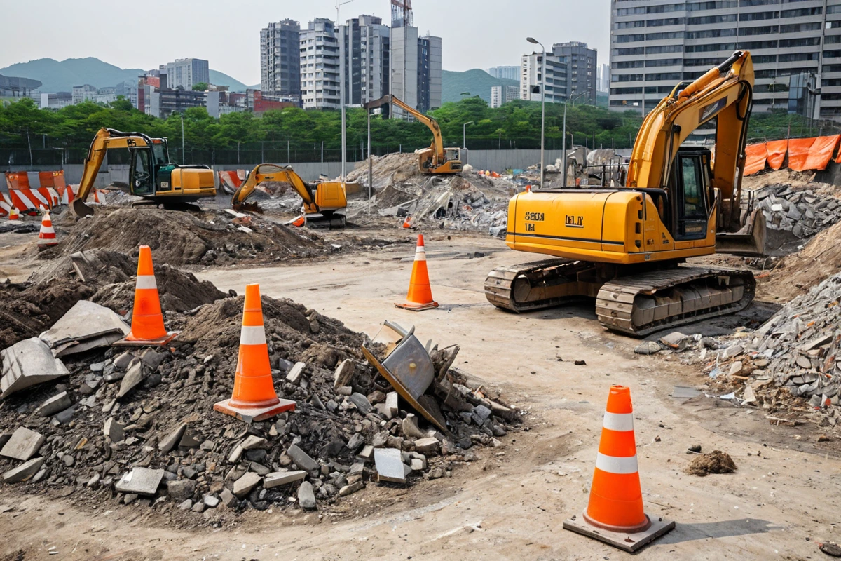 서울 남현 철거 비용 최적화, 상생철거의 합리적 견적 공개, 서울 남현 철거 비용 최적화의 장점 관련 실제 현장을 담은 사실적인 사진, 사람(인물)이 전혀 등장하지 않게 합니다.