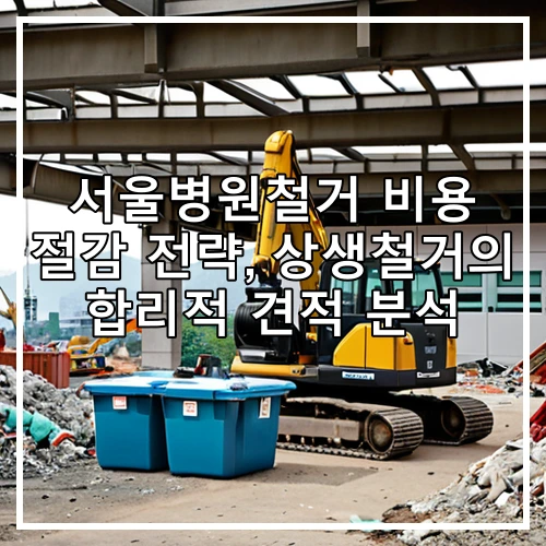 서울병원철거 비용 절감 전략, 상생철거의 합리적 견적 분석