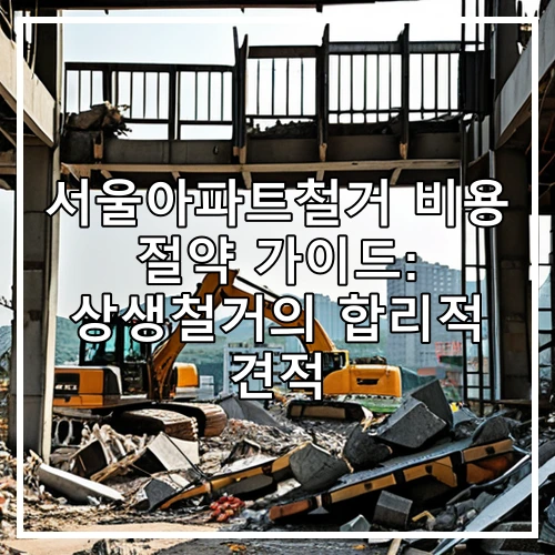 서울아파트철거 비용 절약 가이드: 상생철거의 합리적 견적