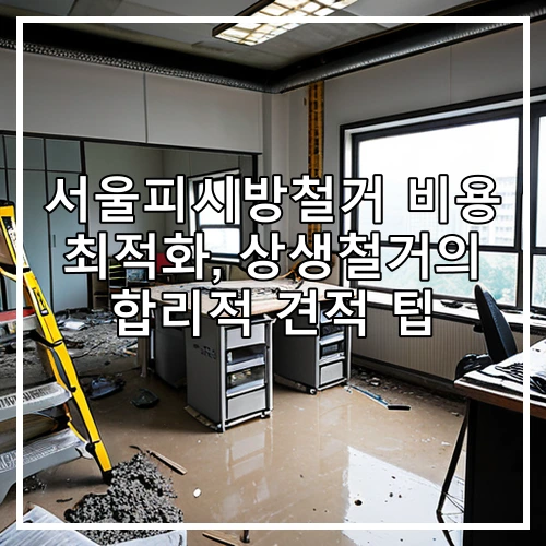 서울피시방철거 비용 최적화, 상생철거의 합리적 견적 팁