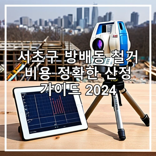 서초구 방배동 철거 비용 정확한 산정 가이드 2024